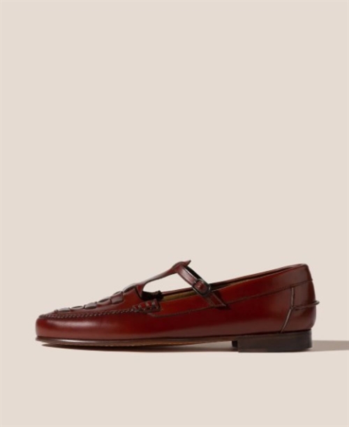 HEREU MAQUEDA INTERWOMEN T-BAR LOAFER RUSSET
